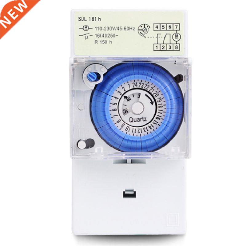 SUL181H Mechanical Timer Switch 220V 16A Din Rail Mount 24H