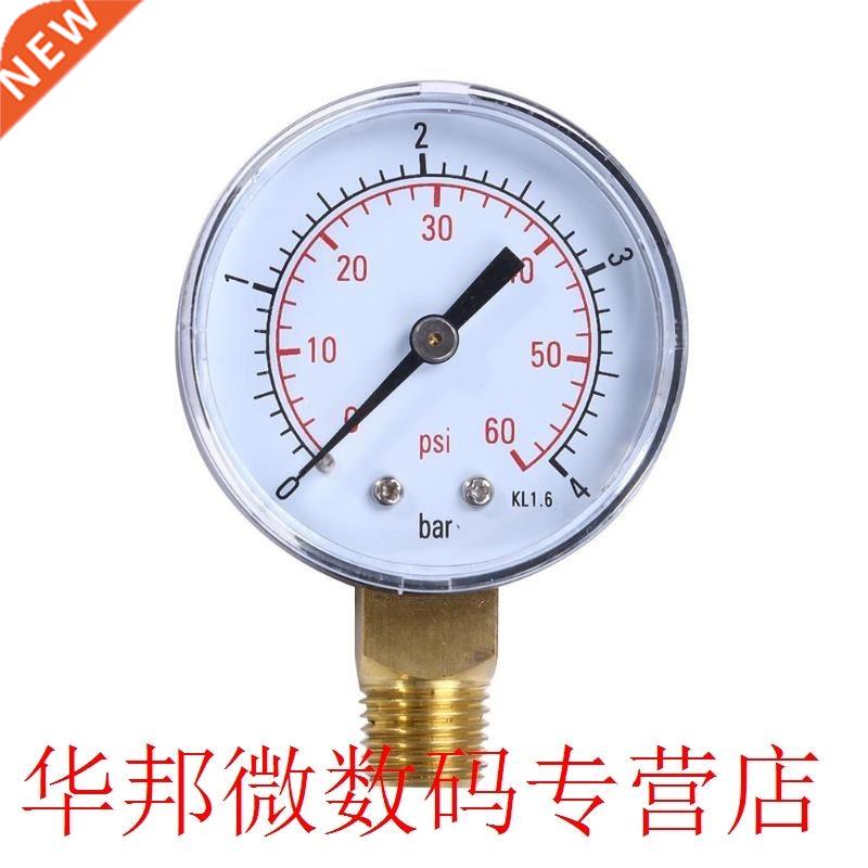 Po Spa Filter Water Pressure Gauge 60PSI Side Mount 1/4