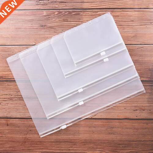 File Holders Standard 6 Holes Transparent PVC Loose Leaf Pou