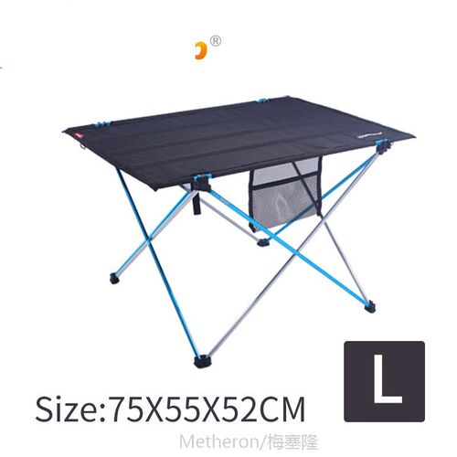 Outdoor aluminum alloy camping portable folding table multi-