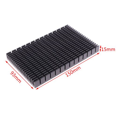 150*93*15mm Heating Panel Heat Sink Aluminum Heatsink Plate