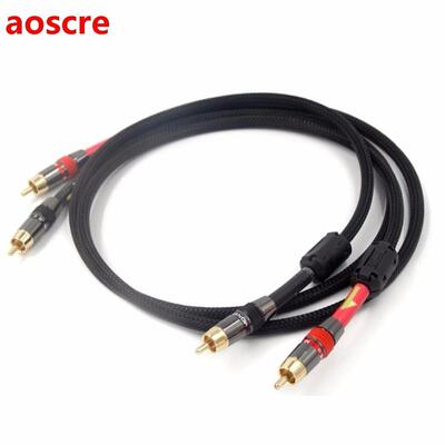 Pair HIFI RCA Cable High-Performance Premium Hi-Fi Audio 2RC