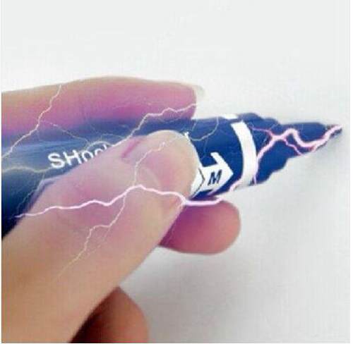 Color Optional Black/Blue/Red/Yellow Electric Shock Trick Ga