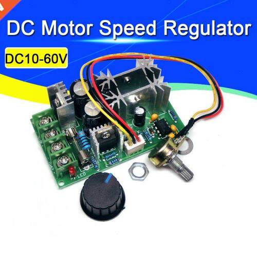 DC10-60V DC motor speed regulator 12V 24V 6V 48V High power