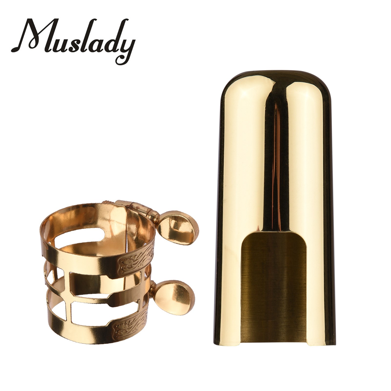 Muslady Double Screw Adjustment Saxophone Ligature Compact