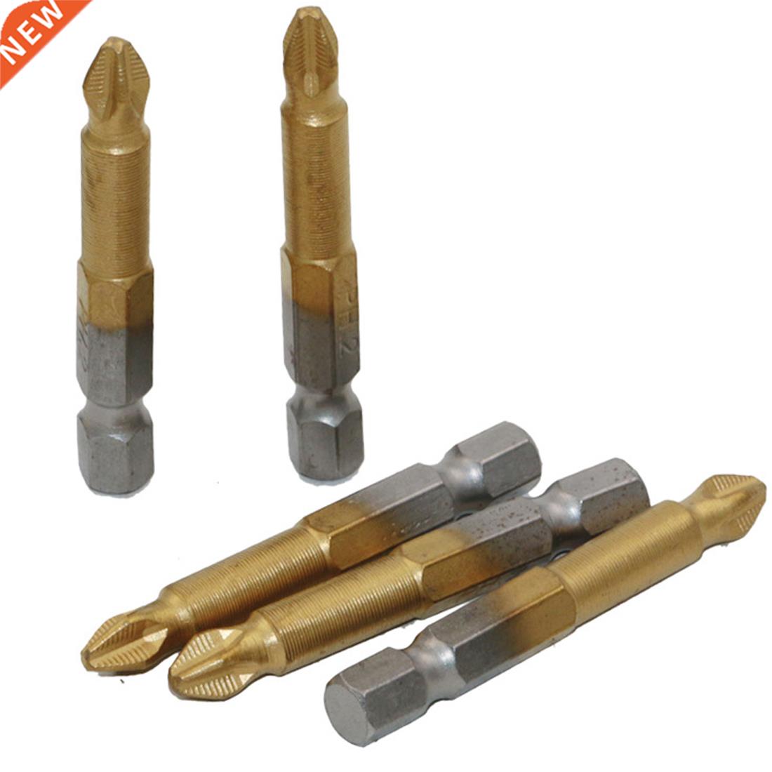 5Pcs Anti Slip Chrome-vanadium Steel Bits Single Side 50x6.3