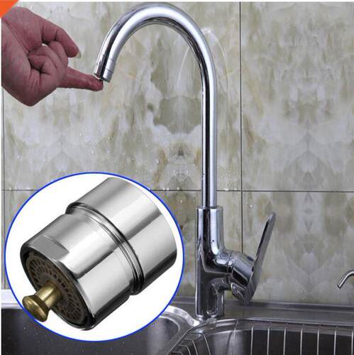 1Pcs 2.6mm Brass One Touch Control Faucet Aerator Water Sav
