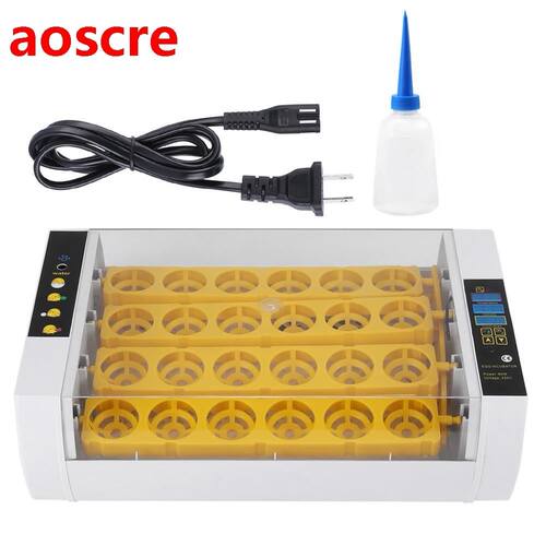 24 Eggs Incubator Temperature Control Digital Automatic Chic