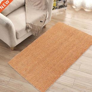 Home Hotel Coconut Fiber Entrance Doormat Plain Color Non-Sl