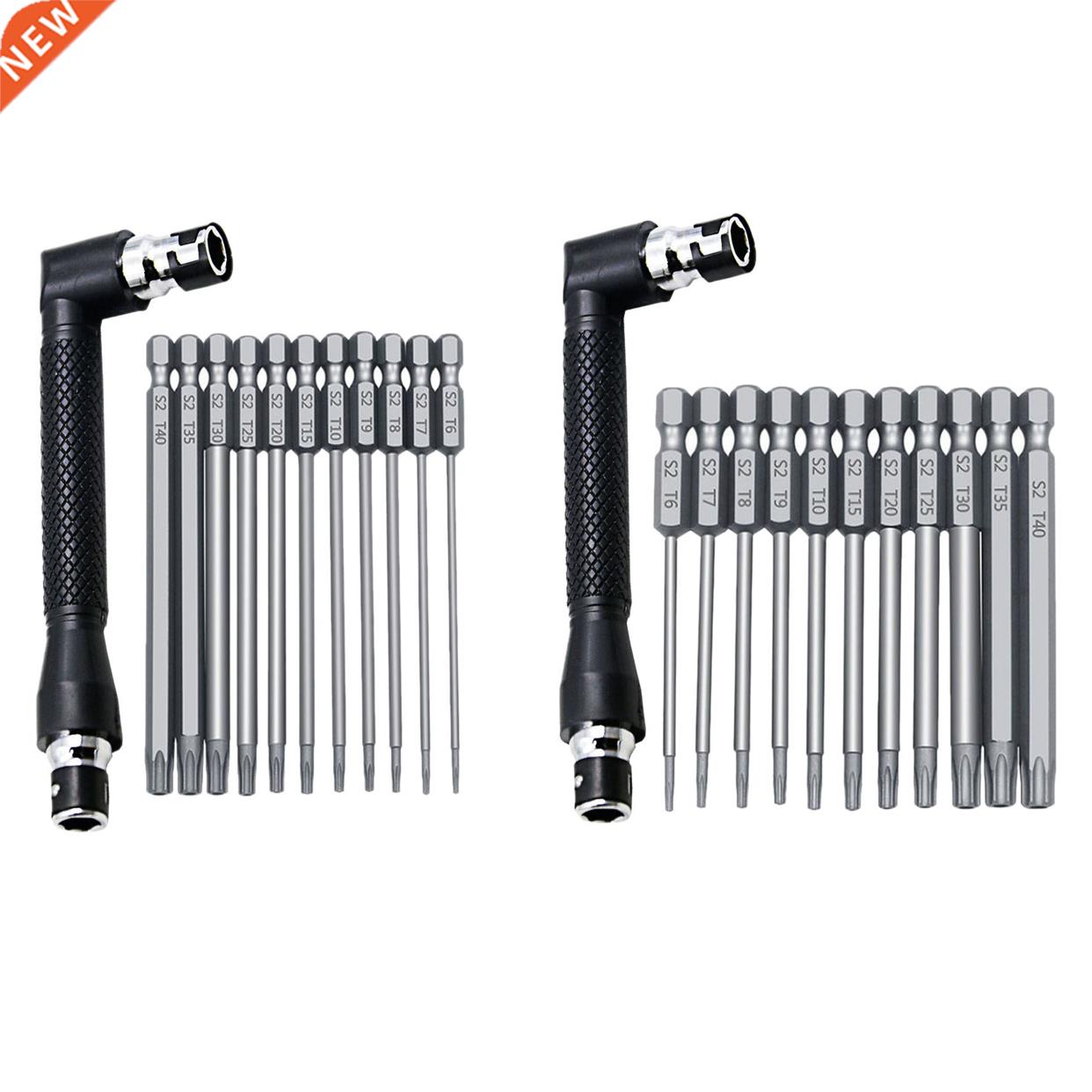 12PCS/Set 1/4 Inch Hex Shnk nd L Shped Wrench Set T6-T40