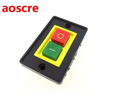 AC 80V 2KW Red Green 2-Positin I/O Start Stop Push Button S