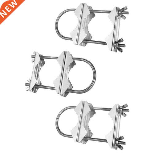 Double Antenna Mast Clamp V Jaw Block with U Bts Heavy Dut
