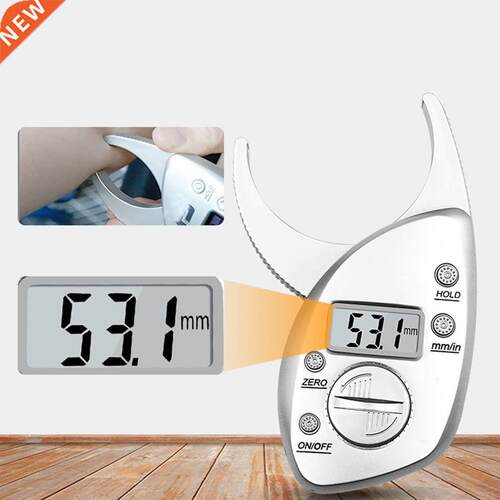 Digital LCD Display Fat Caliper Clamp Body Fat Measurement T
