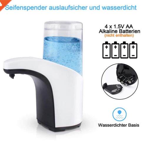 300ml Automatic Soap Dispenser Smart Infrared Sensor Kitchen