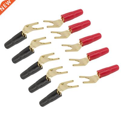 5Pair U Y Type Audio Speaker Banana Plug Cable Wire Connecto
