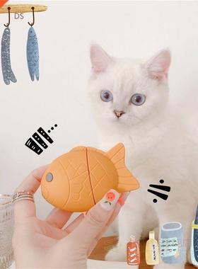 Cartoon Cute Taiyaki Cover for Airpods 2 1 3 Case for Airpod