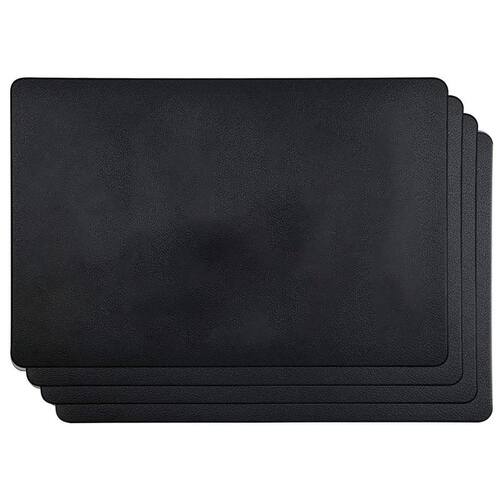 4PCS Heat-Resistant Placemats, Artificial Leather Placemats,