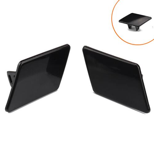 Front Bumper Headlight Washer Nozzle Cover Cap Unpainted L R