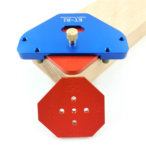 R/T Woodworking Fillet Gauge Aluminium Alloy Bevel Gauge Ang