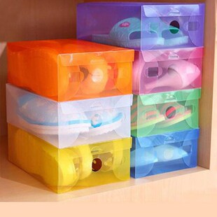 Shoe Storage Box Transparent Thickened Storage Box Rectangle