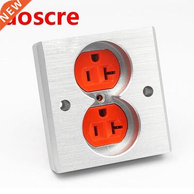 ONE pcs 20mm 86mm*86mm HIFI Wall Plate US AC Power Outlet Re