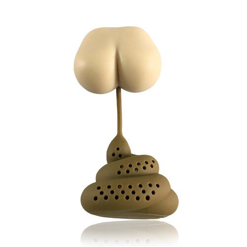 Reusable Silicone Tea Infuser Creative Poop Shaped Funny Her