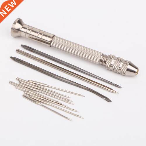 13PCS Awl Fine Crochet Leather Crafts Sewing Accessories Sho