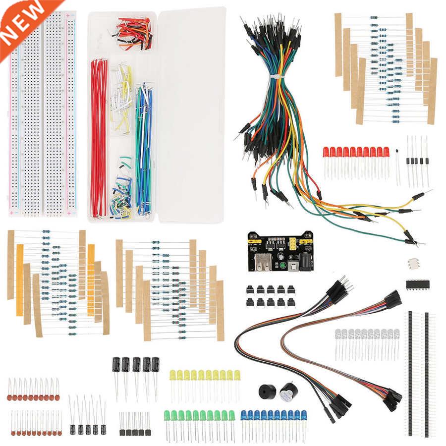 Electronics Component Starter Kit Breadboard Sderless Jump