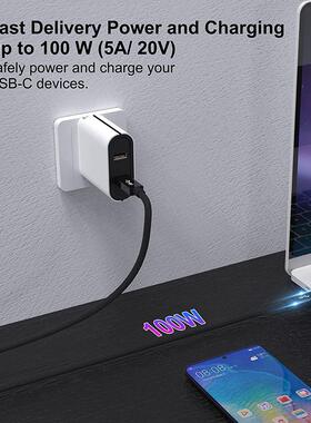 USB4 Type C 40Gbps 100W Data Cable for Thunderbolt 3 5K 60Hz