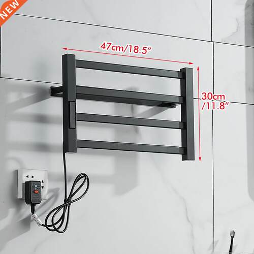 Bathroom Electric Bath Towel Warmer Heating Towel Shelf Rack