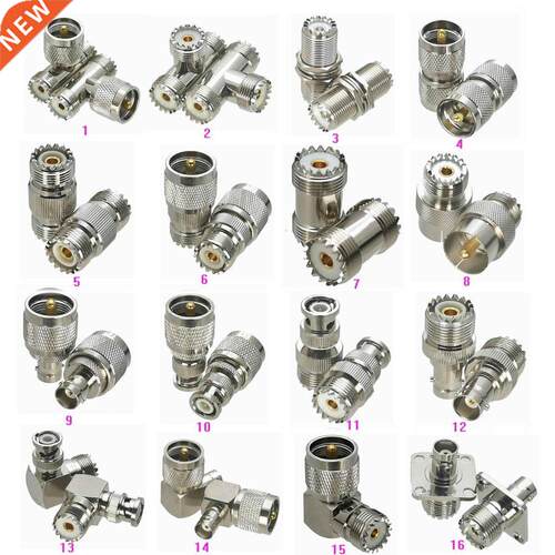 UHF PL259 SO239 to UHF / BNC Male plug Female jack Bulkhea
