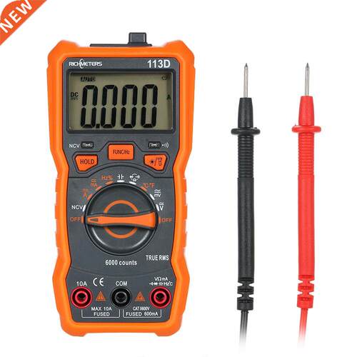 RICHMETERS RM113A RM113D Digital Multimeter 6000 Counts Auto