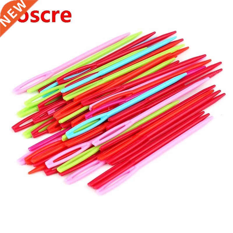 100pcs Mxed Color 7cm Plastc Knttng Needles Crochet Hook