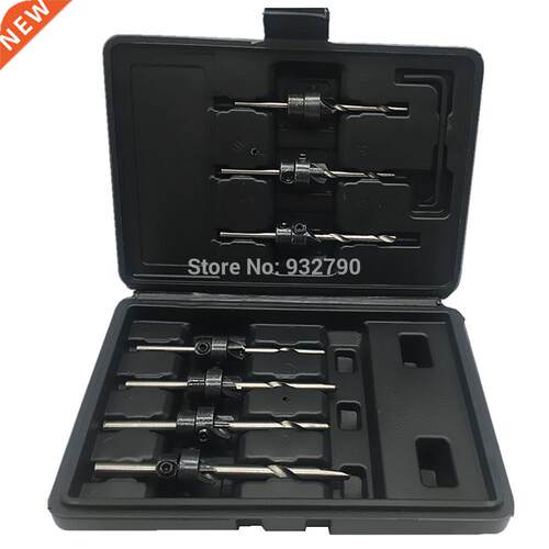22pcs Tapered Drill Countersink Bit Screw Set Pilot Hole Car