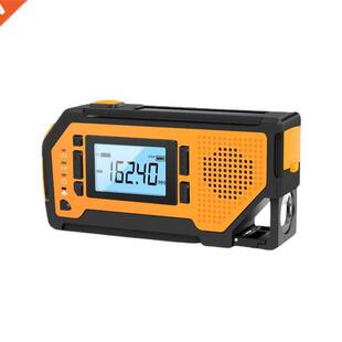 ergency Solar Hand Crank Radio AM/FM/NOAA Weather Radio Wi
