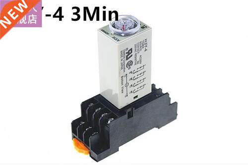 H3Y-4 Power On Time Delay Relay Solid-State Timer max 3Min 4