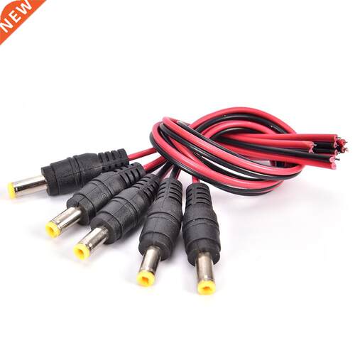 5Pcs/lot 12V Female/ Male DC Power Socket Jack Plug Connecto