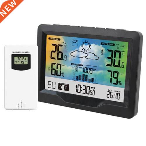 Multifunctional Wireless Weather Station Date Moon Phase Air