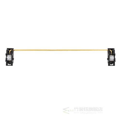 Everglide Panda Black White Gold Plated Plate Mounted Stabil