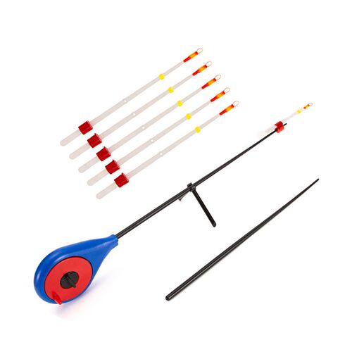 Mini Ice Fishing Rod Ultra-Light ABS Pole Tip Portable Fish