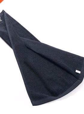 1PC 100% Cotton Golf Towel Size 40X60cm with Metal Hook Wash