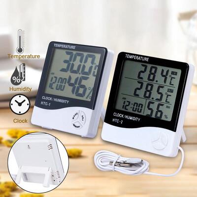 New Indoor Outdoor Digital Thermometer Hygrometer with LCD D