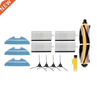 Side Brush Filter Mop Roller Brush for NEATSVOR VSLAM-811GB/