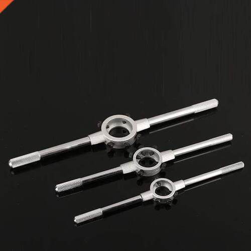 1pc Round Die Wrench Flexible Steel Circular Die Handle for