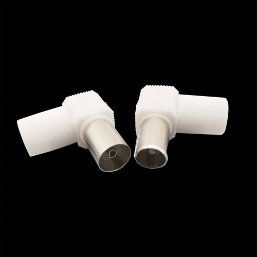 4Pcs Right Angle TV Male and Female RF Coaxial Antennas Sold