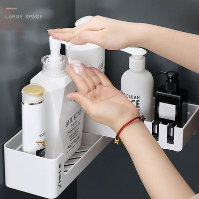 Home Bathroom Shelf Corner Shower Shelf Creative Wall Shelf