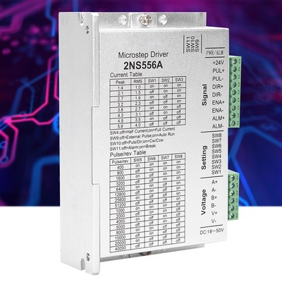 Stepper Motor Driver 2-Phases NEMA23 32-Bits Digital Signal