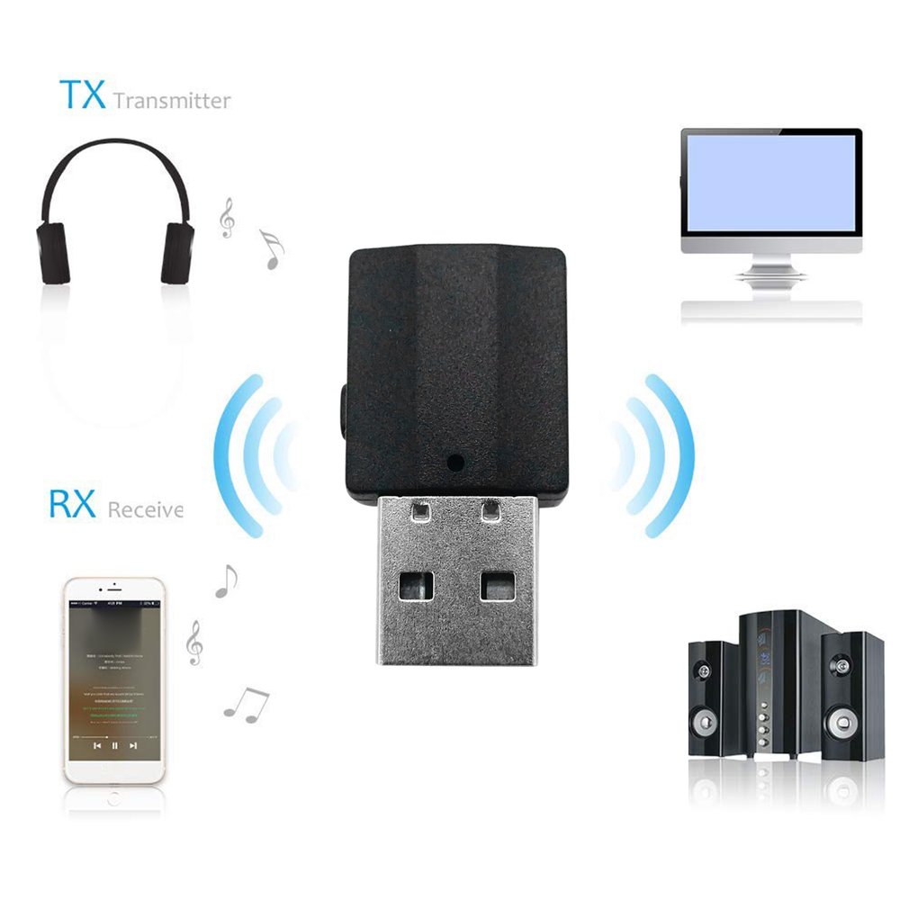 2 In1 Bluetooth-compatible 5.0 Audio Receiver Transmitter Wi