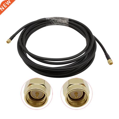 SMA Male to SMA Male Plug Connector ALSR195 Coaxial Cable WI