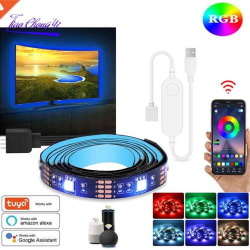 Tuya WiFi smart APP USB controller 5050 RGB LED stirp DC5V